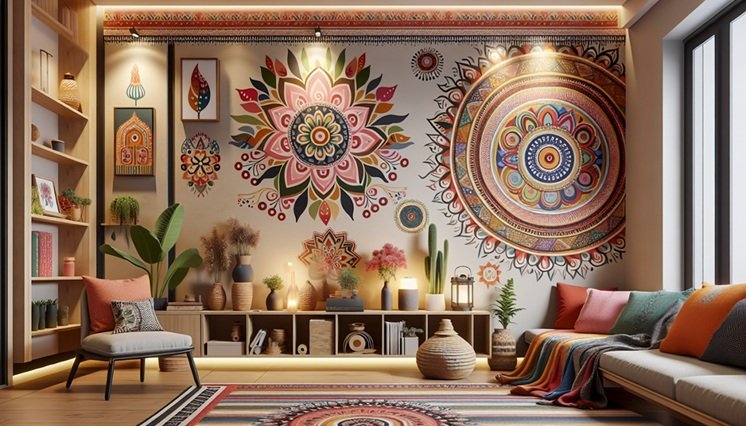 Unique Indian Wall Decor Ideas for a Spiritual Touch